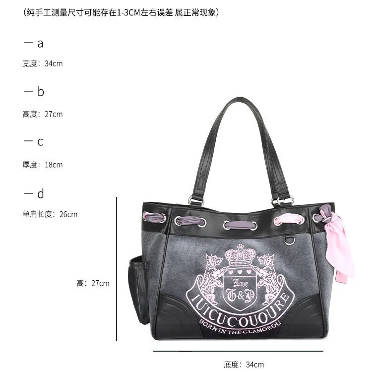 حقيبة كتف محمولة للنساء ، نمط إنز ، مشاهير الإنترن...