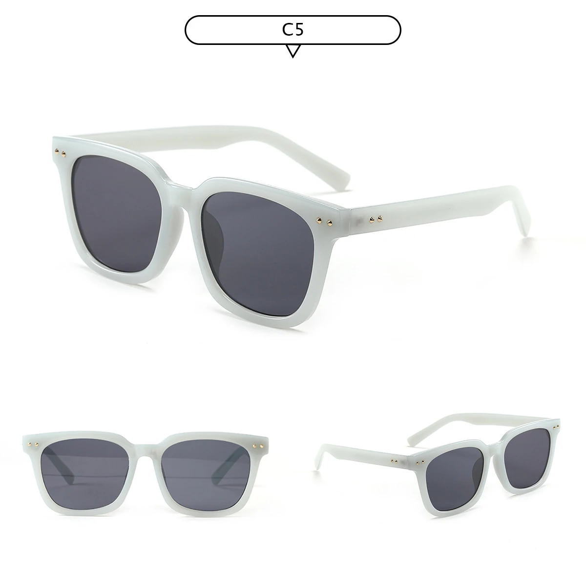 Vintage Brown Oversized Square Sunglasses For Women And Men_voghion.com