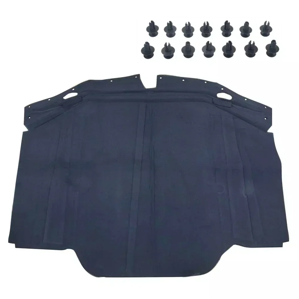 Engine Hood Heat Insulation Pad Soundproof Cotton Cover Heat Insulation Mat For Mercedes-Benz 300SL 500SL 600SL R129 SL320 sound proof mat sound insulation mat heat insulation mat