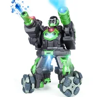 JC09 2.4G RC Robot Battle Spray Shoot Robo With Dual Remote Control Humanoid Fighting Robots Toys for Kids Christmas gift toy 1