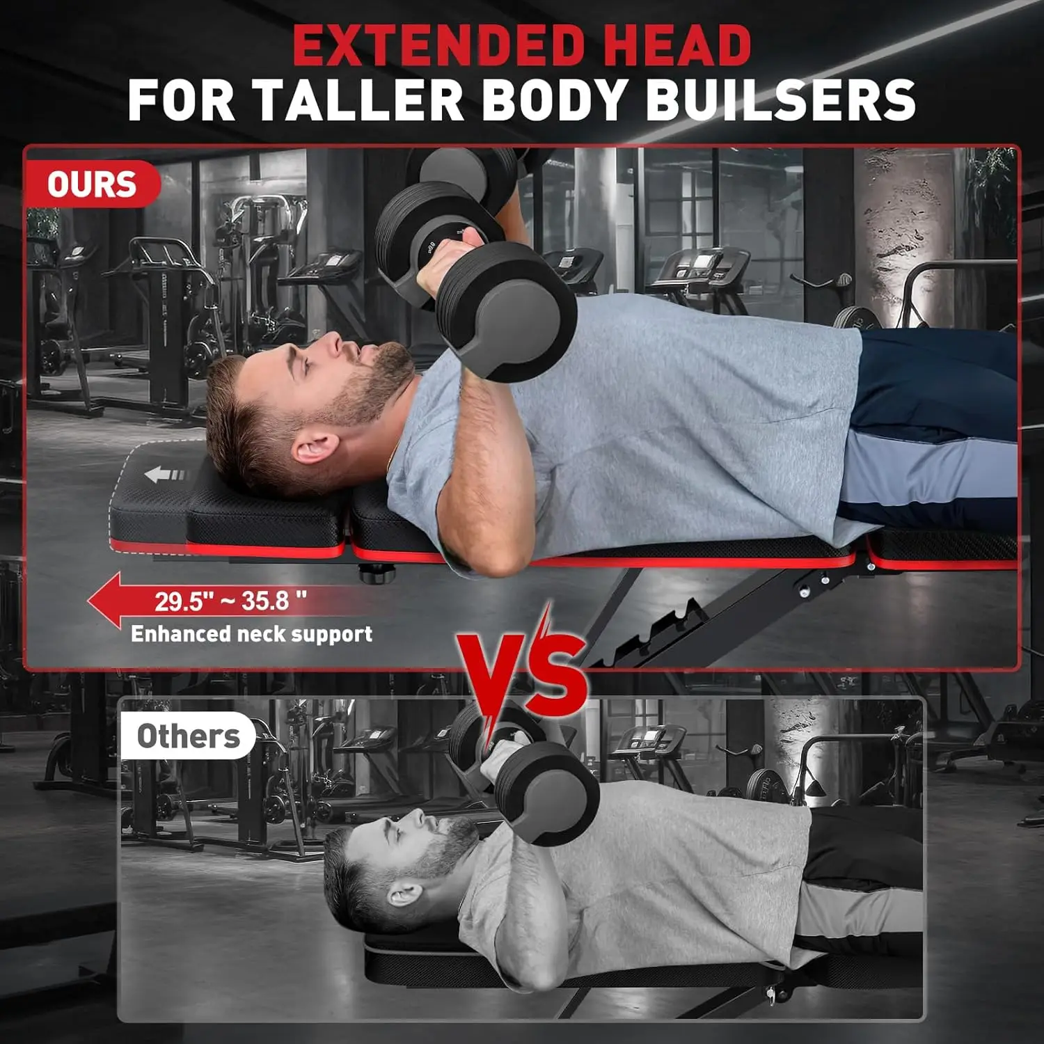 Adjustable Weight Bench with Leg Extensions 5