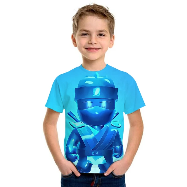 Roblox Kids T Shirt Unisex Girls/Boys Short Sleeved Clothes Tee Top - Size  3 -10