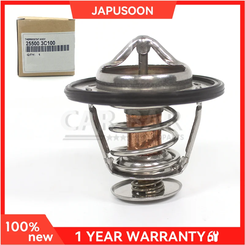 

Engine Coolant Thermostat for Hyundai Azera Santa Fe Kia Sorento 3.3L 3.8L 25500-3C100