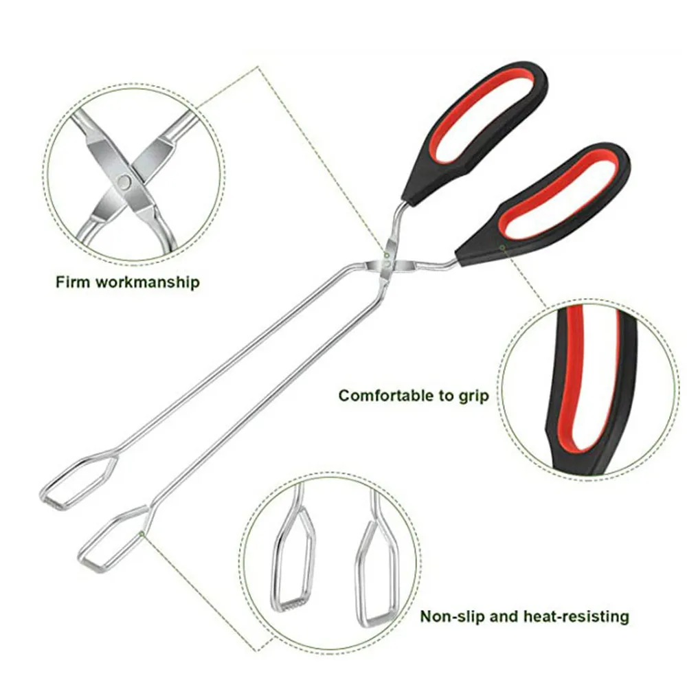 BBQ Tools Scissor Tongs Grilled Food Long Handle Clip Kitchen Baking Accessories food tongs,kitchen food clips