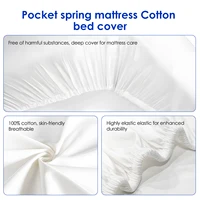 Матрас AUTHMIC толщиной 22 см, 7-зонная поддержка, средняя твердая дышащая кровать, карманный матрас для облегчения боли в спине, удобный сон — изображение 6