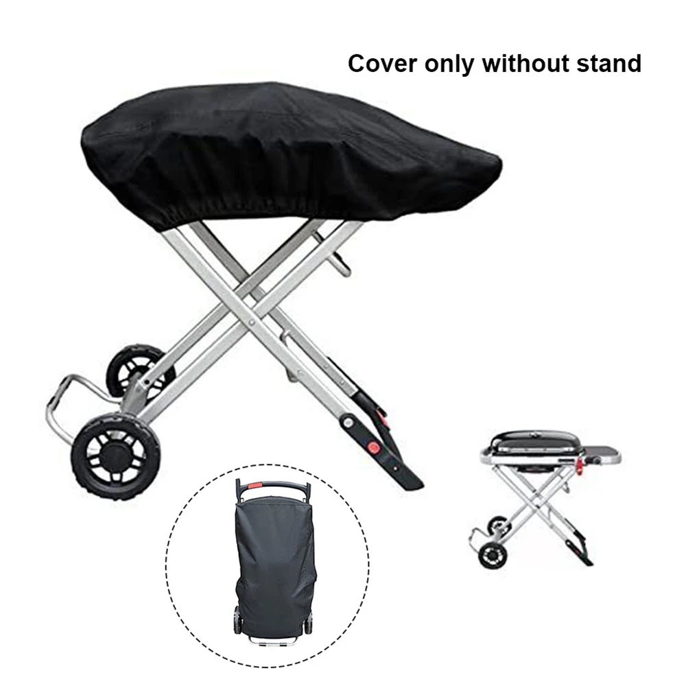 Gas Grill Cover For Weber 9010001 Traveler Portable Gas Grill 210D Heavy Duty Waterproof BBQ Cover Cooking Garden 101*49*25cm