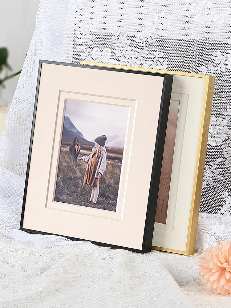 

Рамка для фотографий из алюминиевого сплава, настенная подвесная рамка с 6, 7 картонными плакатами, рамка для фотографий, украшения для дома