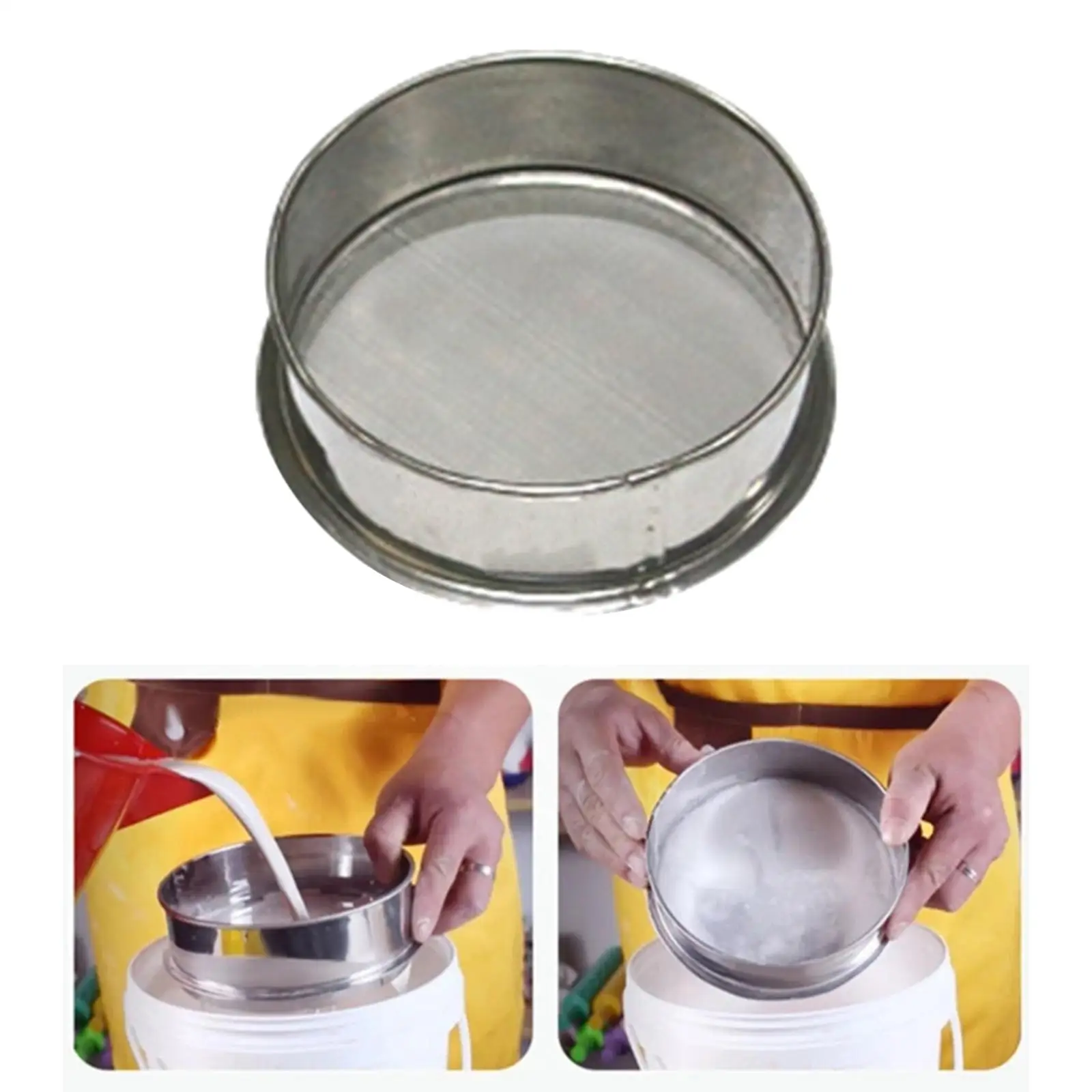 Ceramic Glaze Sieve Stainless Steel DIY Polymer Clay Screen Glaze for Liquid polymer clay tools,pottery sculpting tools,clay sculpting tools,pottery tools,clay craft tool