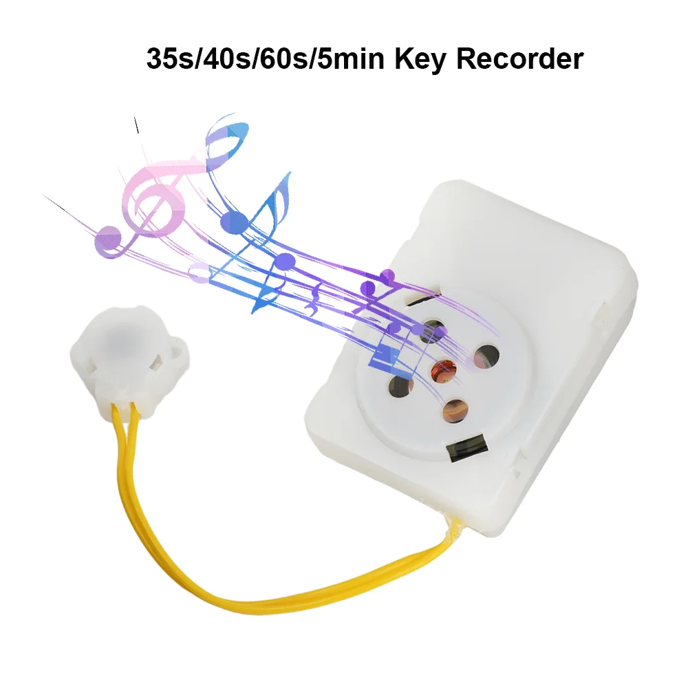 Enhanced Voice Recorder Module for Plush Toys - Personalized Message Recording Device with Clear Audio