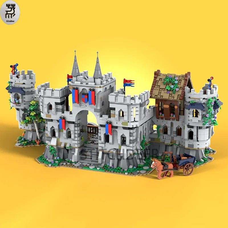 

3883PCS MOC Lennox Castle Modular Architecture Building Blocks Assembling Model DIY Toy Brick Education Holiday Gifts for Adults