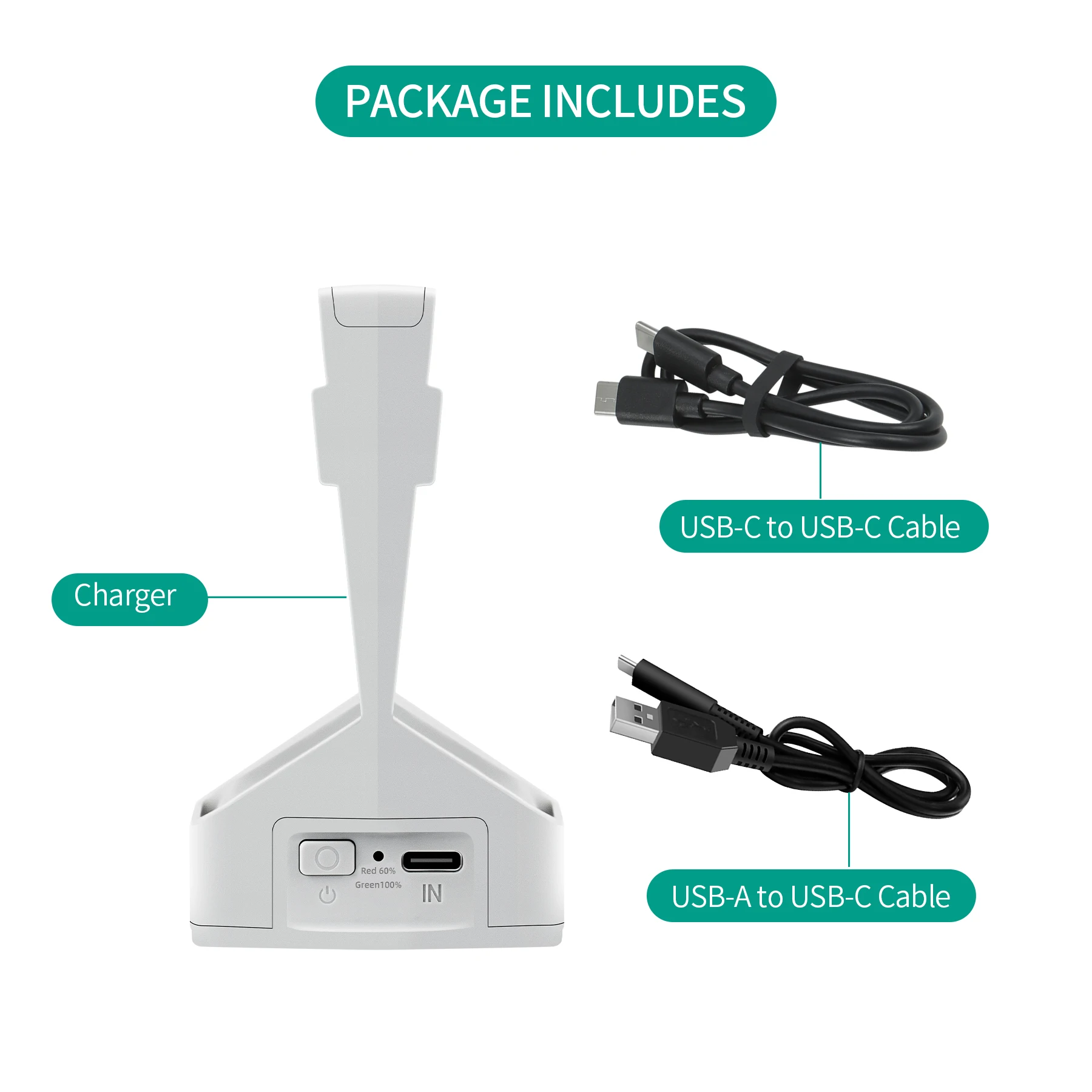 Kompakte tragbare Ladestation für DJI Flip Drone Dual Port Schnellladegerät Butler Universal Reisezubehör LED-Anzeige – Detail 16