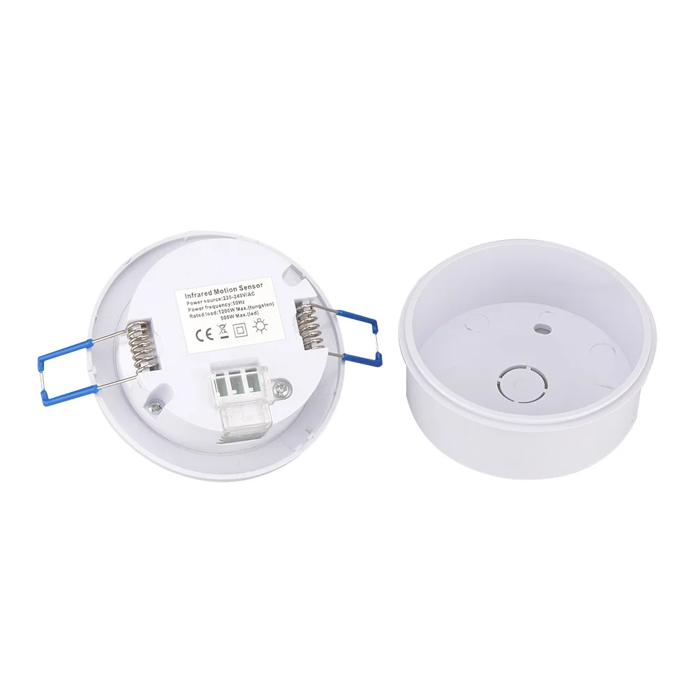 인체 적외선 센서 스위치, LED 감지기, 스마트 스위치, 조절식 프로젝션 광 센서, AC 220V-240V, 500-1200W, 3-200lux