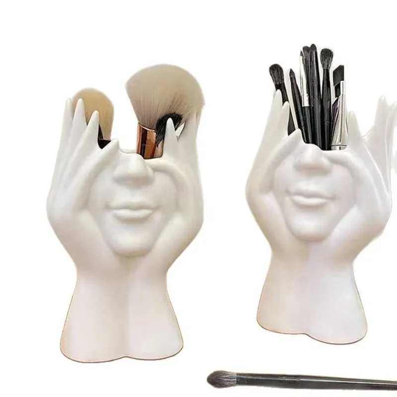크로스보더 북유럽풍 인테리어 크리에이티브 펜 홀더/화장품 정리함/다용도 수납함/사무용품/데스크탑 정리함