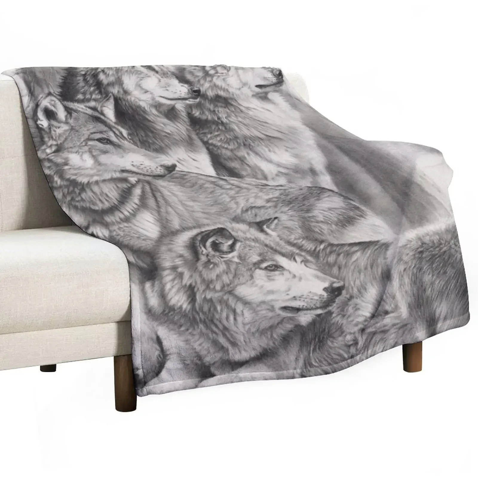 

Wolf Pack Throw Blanket blankets ands valentine gift ideas Blankets