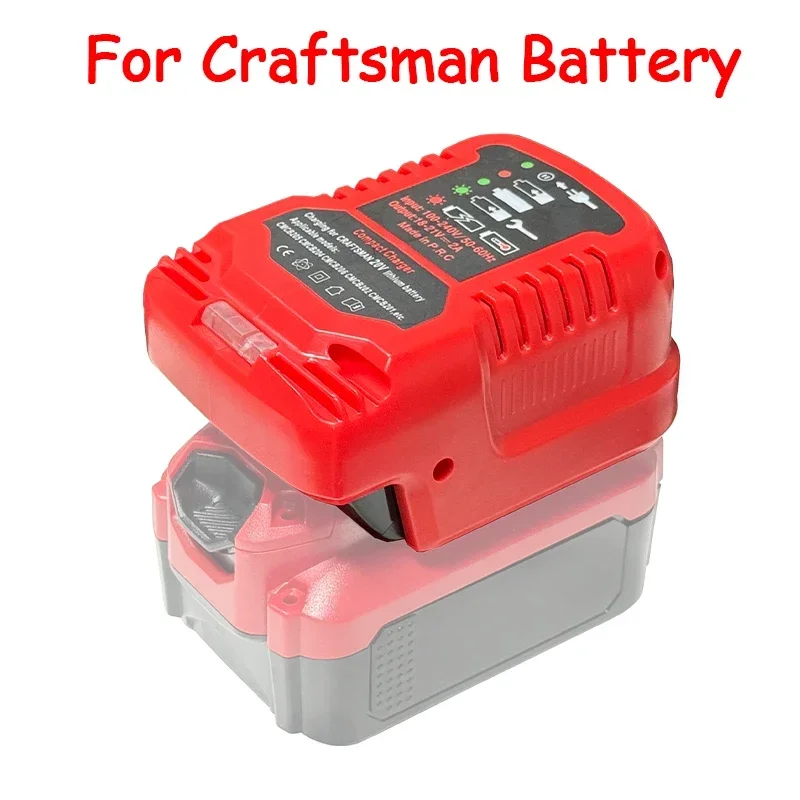 100-240V Li-ion Mini Compact Charger Compatible for Craftsman 20V Li-ion Battery CMCB206 CMCB205 CMCB204 CMCB202 CMCB201 charger adapter battery charger battery charger adapter