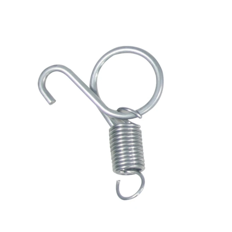 10-Piece Cage Door Metal Finger Spring Hooks for Rabbit Bird Cages