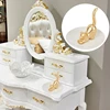 Cats Posture Ring Holder Golden Kitty Tail Dish Jewelry Tray Ring Round Dishes Trinket Tray Ceramic Jewelry Storage Home Durable 5