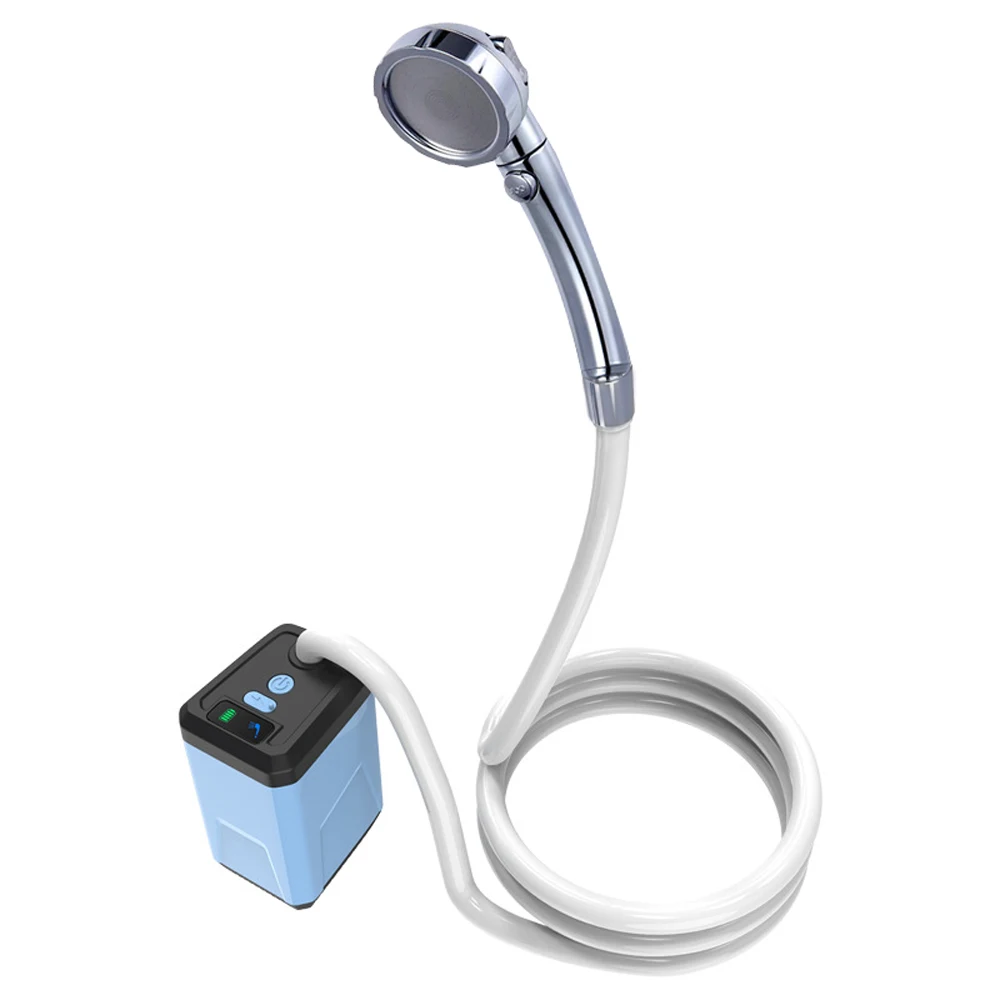 portable camping shower Outdoor Electric Rechargeable Battery Powered Waterproof 3 Water Modes