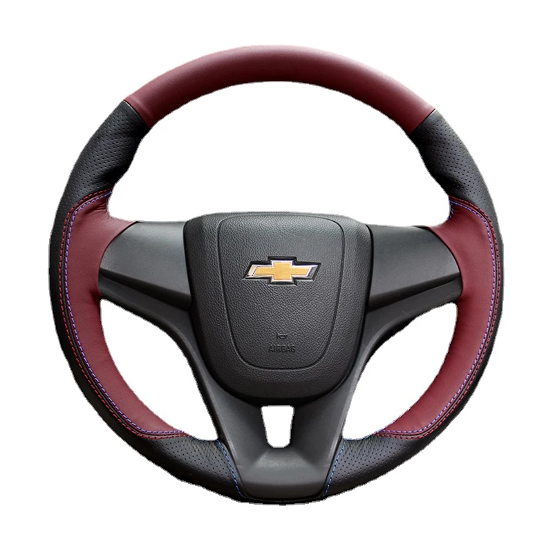

Самодельная оплетка ручного шитья на заказ для Chevrolet Silverado аксессуары для салона автомобиля из натуральной кожи 38 см