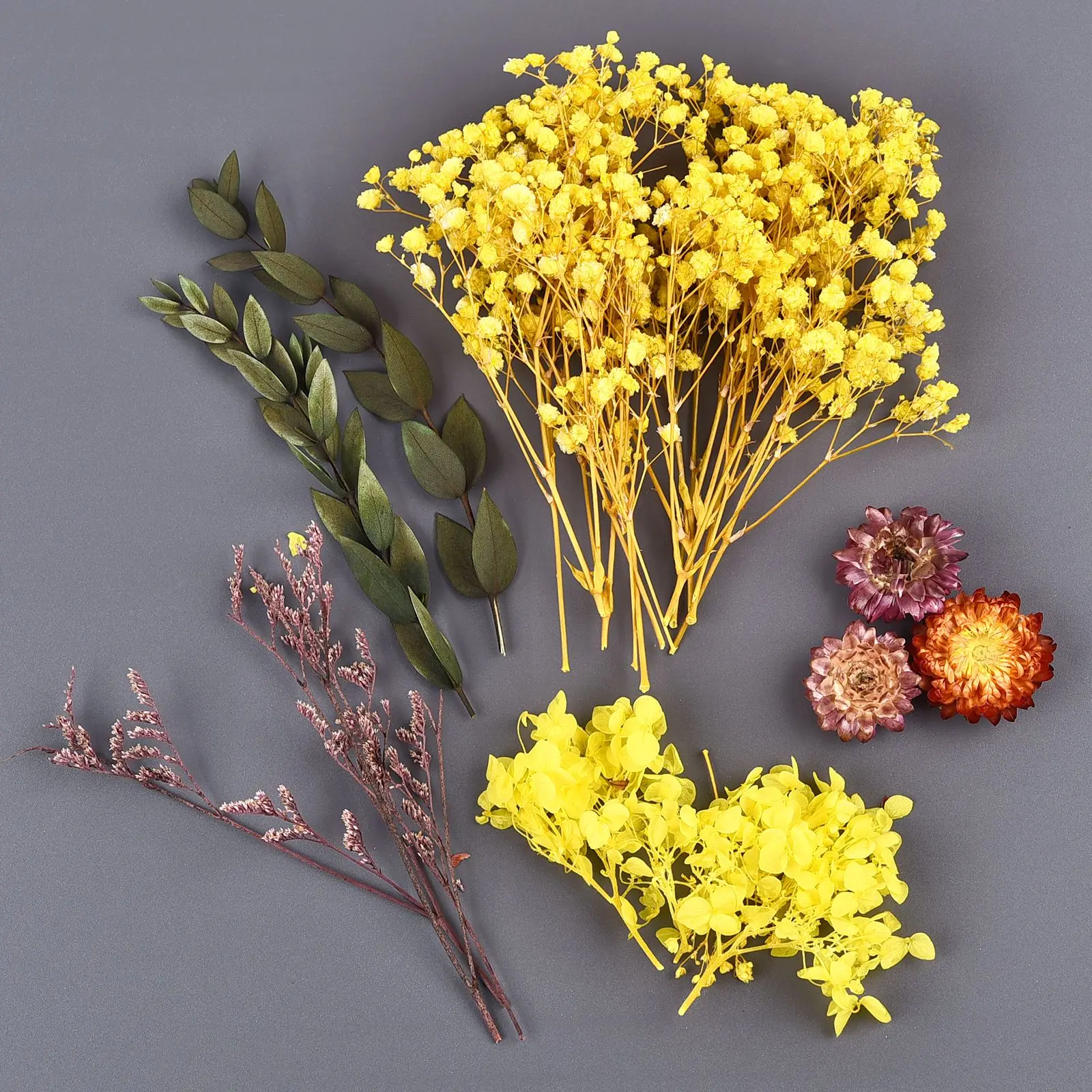 Dried Flowers Mix For Resin Jewellery Dry Plants Pressed Flowers Making Craft Dried Flowers Box For DIY Candle Making Tool