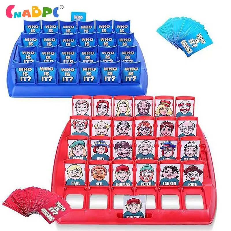 Who Is It Family Memory Guessing Game Kids Funny Montessori Antistress Toy Gift Classic Board Interactive Party Games