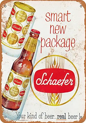

Metal Sign - 1958 Schaefer Beer - Vintage Look