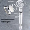 High Pressure Shower Head Water Saving 3 Modes Shower Heads Adjustable One-Key Stop Water Massage Sprayer Bathroom Accessories 5