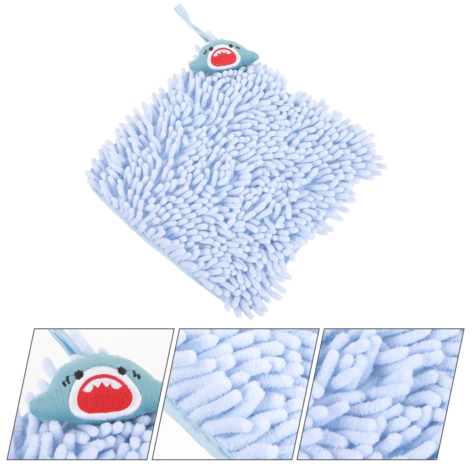 

Hanging Hand Towel Water Absorption Towel Hand Wipe Towel Bathroom Hand Towel