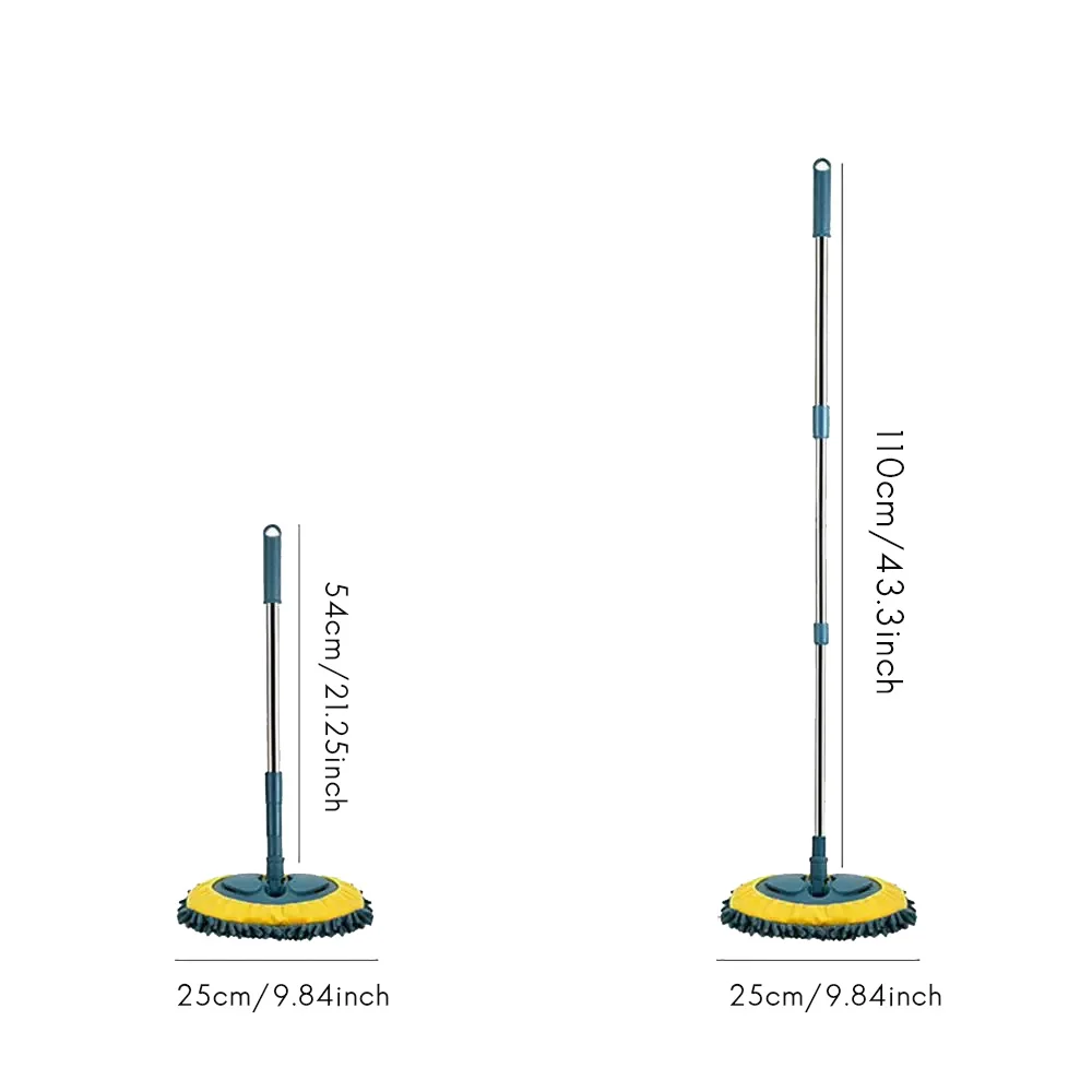 Car Cleaning Mop Car Wash Brush Rotating Telescopic Mop Chenille Broom Dust Brushing Floor Windows Cleaning Tools