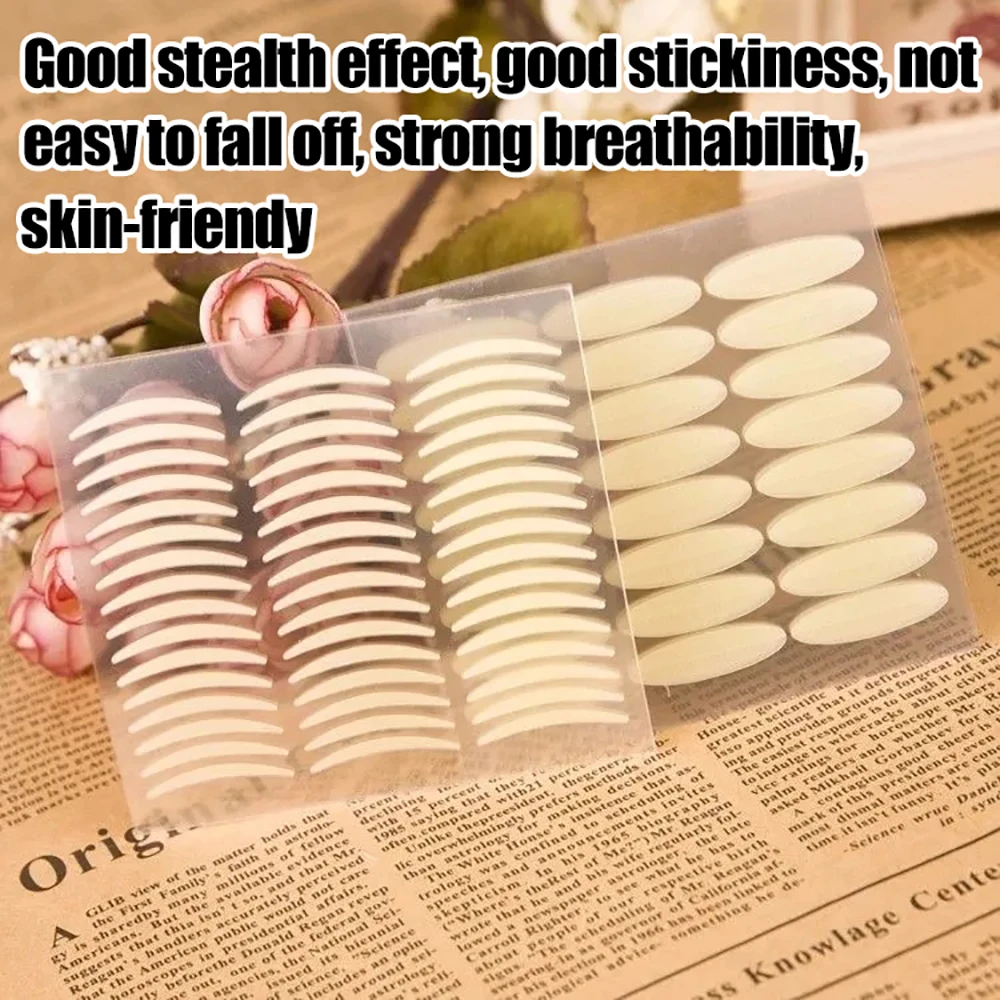 Double Fold Eyelid Tape 720/1056PC Invisible Self-Adhesive Waterproof Fiber Stickers for Eyelid