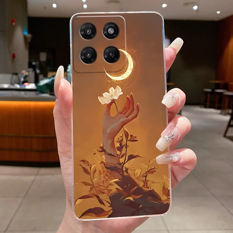 Luxury Cute Cool Soft Silicone Transparent Phone Case Back Cover