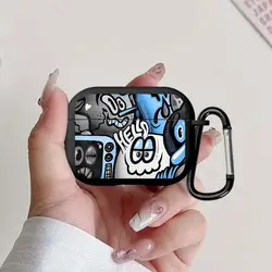 Super Cool Black Graffiti Earphone Case Cover - Airpods Pro (Mix02)