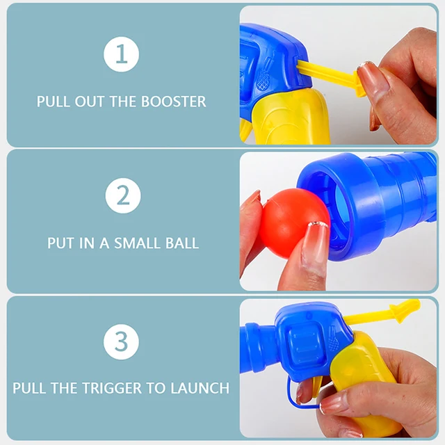 Plush Ball Launcher Interactive Teaser Cat Toy