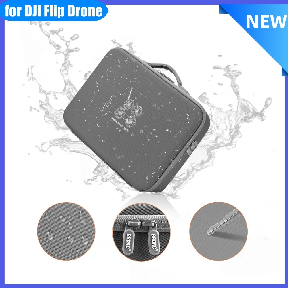 for DJI Flip Drone Portable Carrying Case All-in-One Storage Bag Drop-resistant Protective Case Protector Bag Handbag Accessory