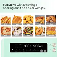 Heating Air Fryer Toaster Oven, Extra Large Countertop Convection Oven 10-in-1 Combo, 6-Slice Toast 2