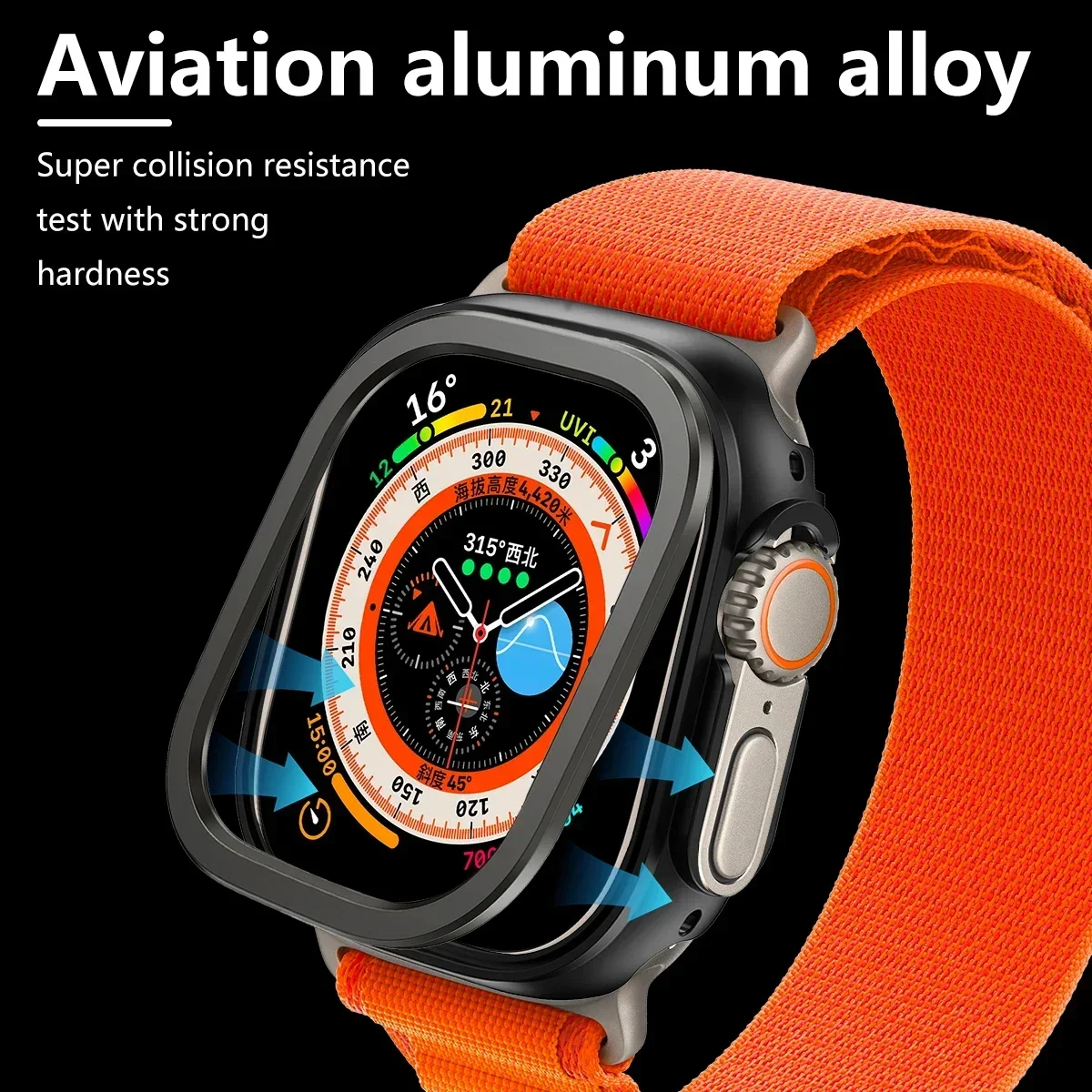 Premium Aluminum Alloy + TPU Protective Bumper Case