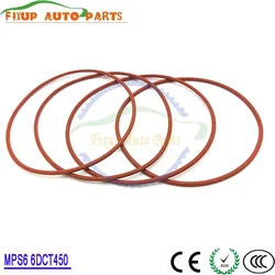 1~5Sets MPS6 6DCT450 Automatic Transmission Rubber Rings Clutch Seals For Ford Mondeo Volvo Gearbox O-Ring Car Accessories