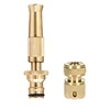 1/4 High Pressure Washer Shower Car Wash Water Gun Household Brush Car Watering Nozzle In-line Type Copper 1