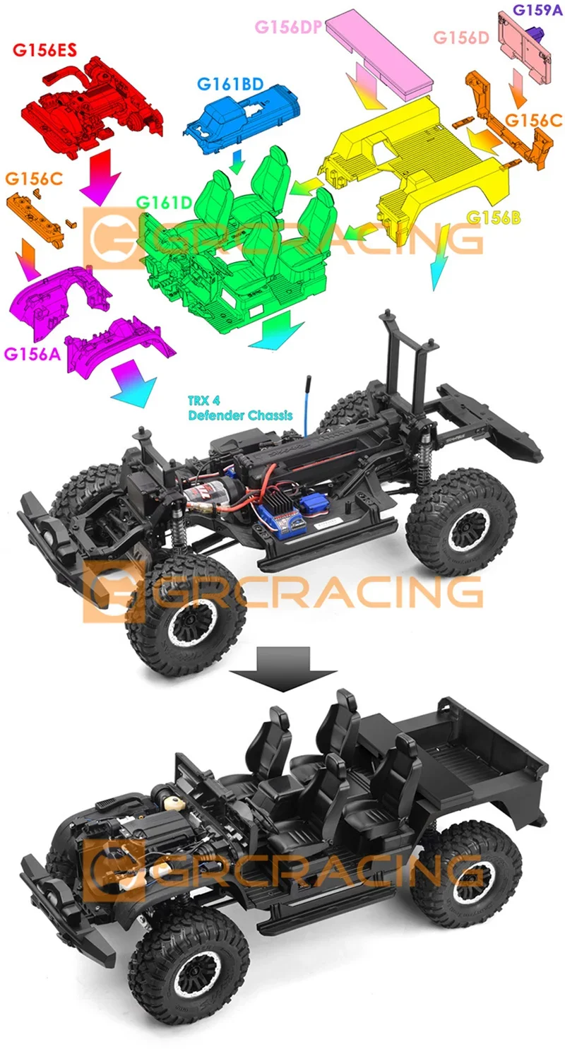 S0e908ae8eca24111ae9bb54a155dda0cb TRX4 수비수 용 RC 크롤러 인테리어 맞춤 시뮬레이션