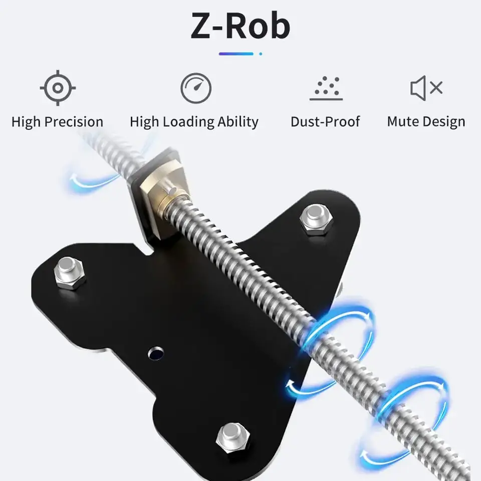 Creality Ender 3 V2 Dual Z Axis Kit Lead Screw, Dual Screw Rod with Stepper Motor for Creality Ender 3 Ender 3s Ender 3 pro image 3