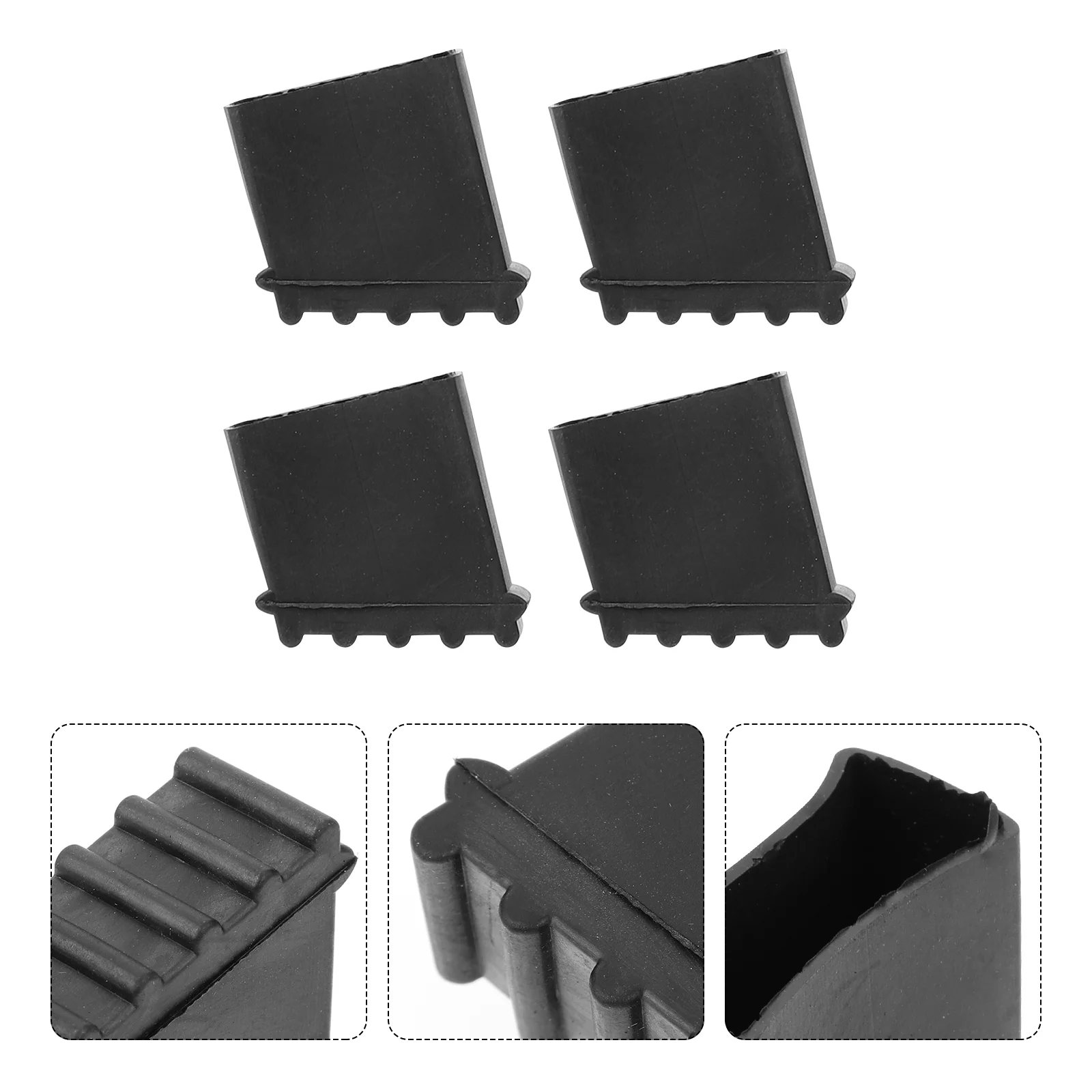 

Furniture Feet Protectors Ladder Leg Covers Floor Mat Telescoping Stepladder Safety Boots Pad Skid-proof