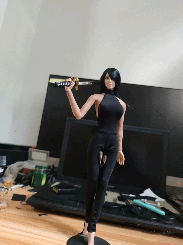 1/6 Scale Clothes Female Soldier New Sleeveless Jumpsuit Model For 12 ...