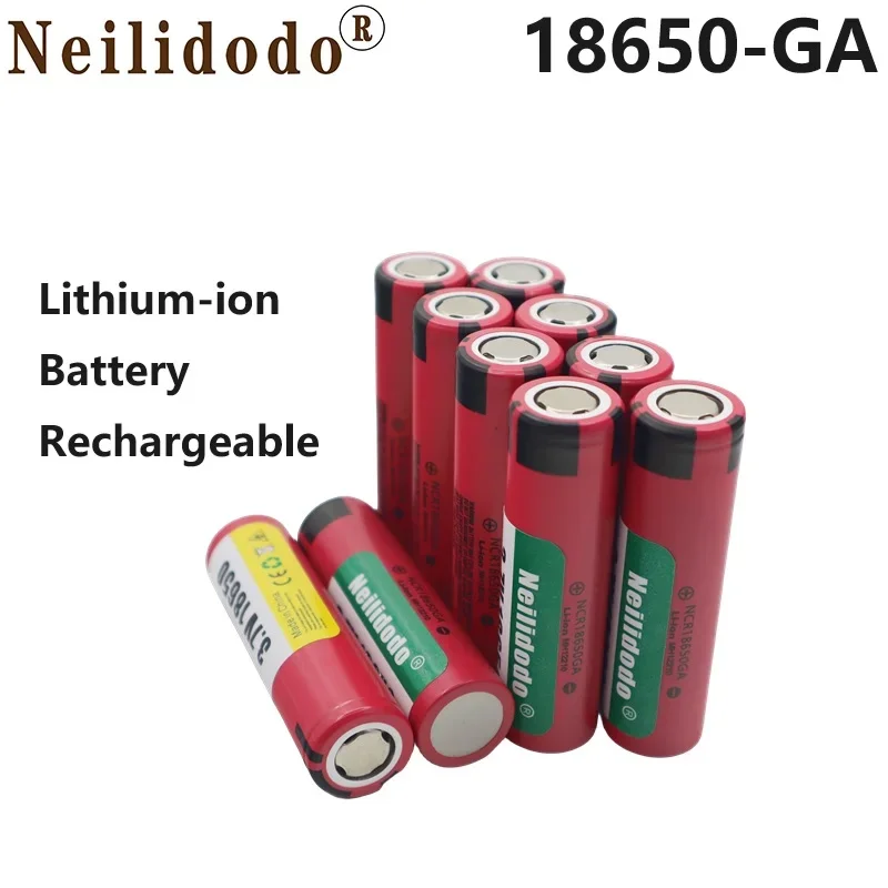 

Aviation Arrival 18650 Battery GA 30A Discharge 3.7V Rechargeable Lithium Ion Charger for Flashlights, LED Lights, Razors,Etc