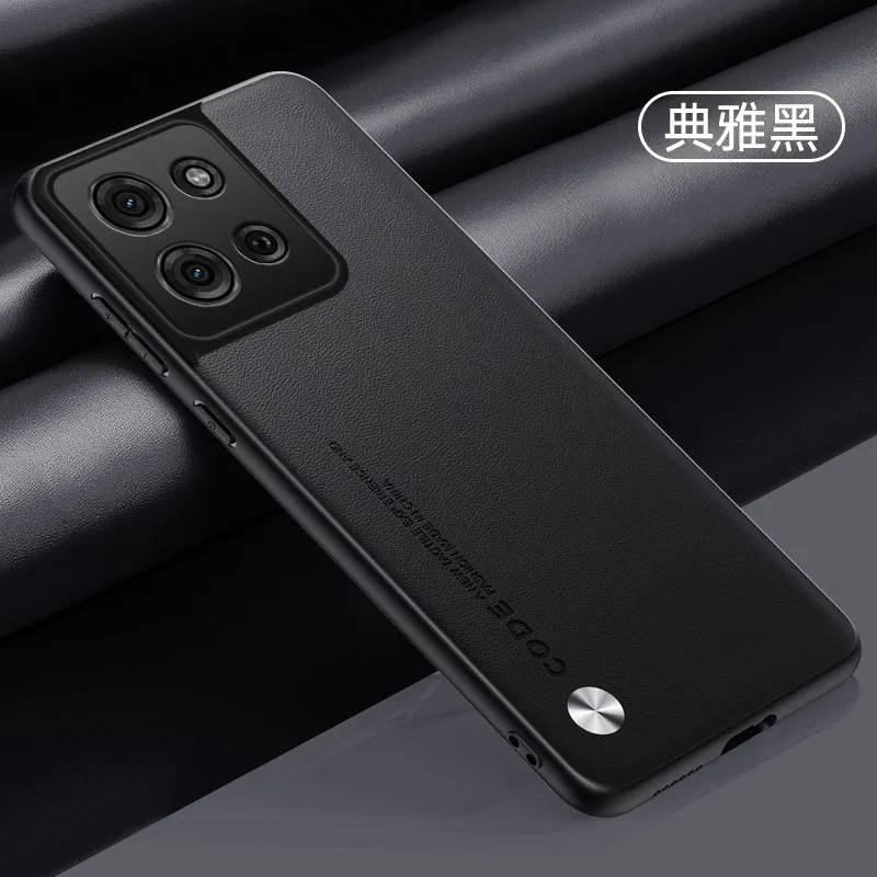 Luxury PU Leather Matte Silicone Phone Case Cover - Premium Protection