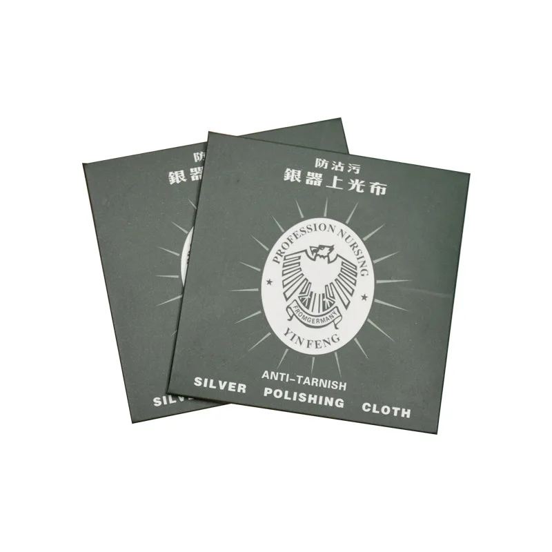 

Manufacturers Wholesale Rub Silver Cloth Deerskin Velvet Thickened Green Eagle Wipe Separate Packaging Wipe Silver Cloth
