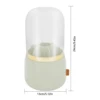 Makeup Organizer with Brush Holder and 2 Drawers, Space-Saving Design for Cosmetics, Jewelry, Easy Access and Storage 6