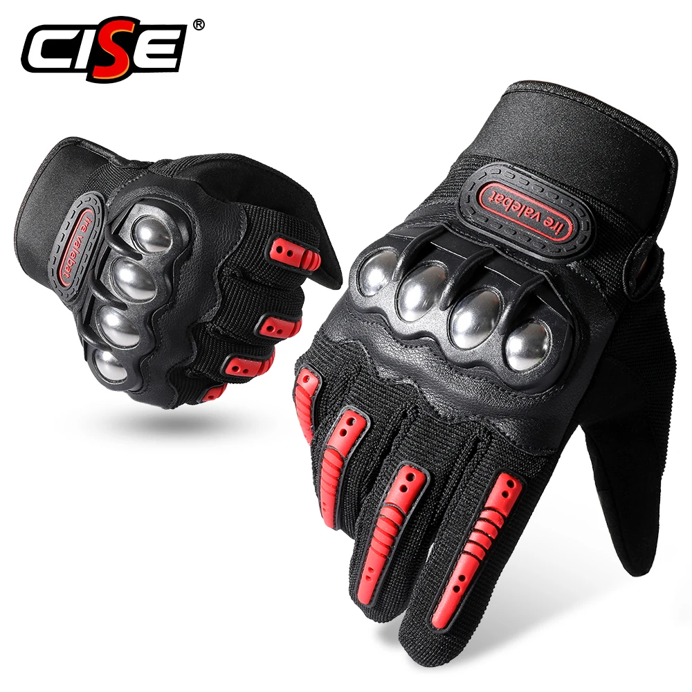 

Motorcycle Full Finger Gloves Men Touch Screen Moto Biker Motocross Riding Racing Motorbike Enduro Shock-proof Protective Gear