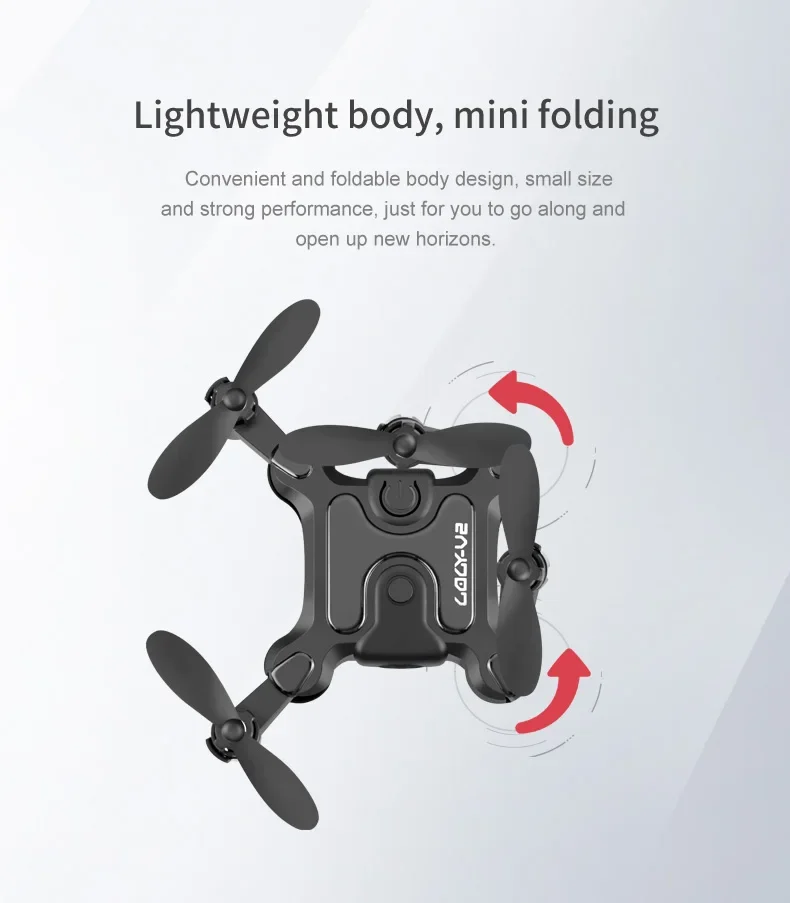 Xiaomi V2 New Mini Drone Professional HD Camera 5G Wifi FPV Air Pressure Altitude Hold Foldable Quadcopter RC Drone Toys UAV