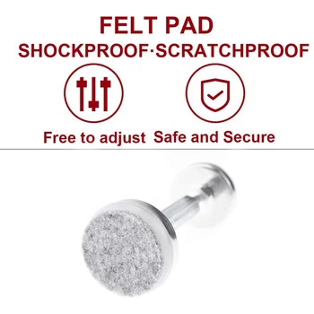 4pcs Adjustable Floor Anti-Shaking Stabilizer For Bed Frame Sturdy Anti-Slip Tool Stainless Steel Wall Fixer For Bedroom