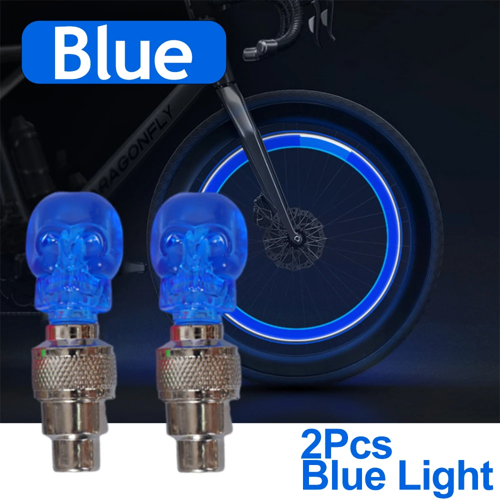 Teguangmei Luci dei Raggi Della Bicicletta,6pz Luci dei Raggi Della LED Bicicletta Flash Luci con 3Modelli Infiammanti Raggi Della Bike per Bambini Decorati Luci Delle Ruote Impermeabili Blu